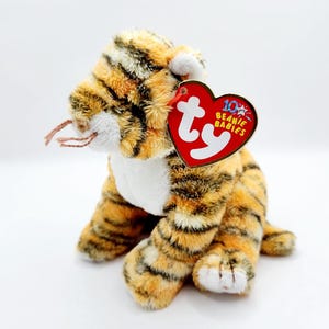 Vintage Ty Beanie Baby &quot;Rumba&quot; the Tiger (5.5 inch) *Rare*