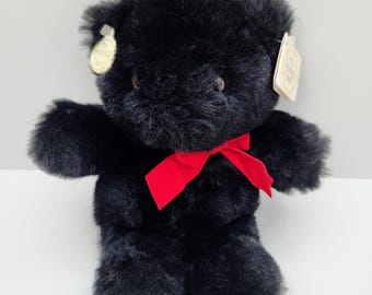 GANZ The Heritage Collection "Timothy Bear" the Black Bear Plush 1990 (10.5 inch) *Rare*