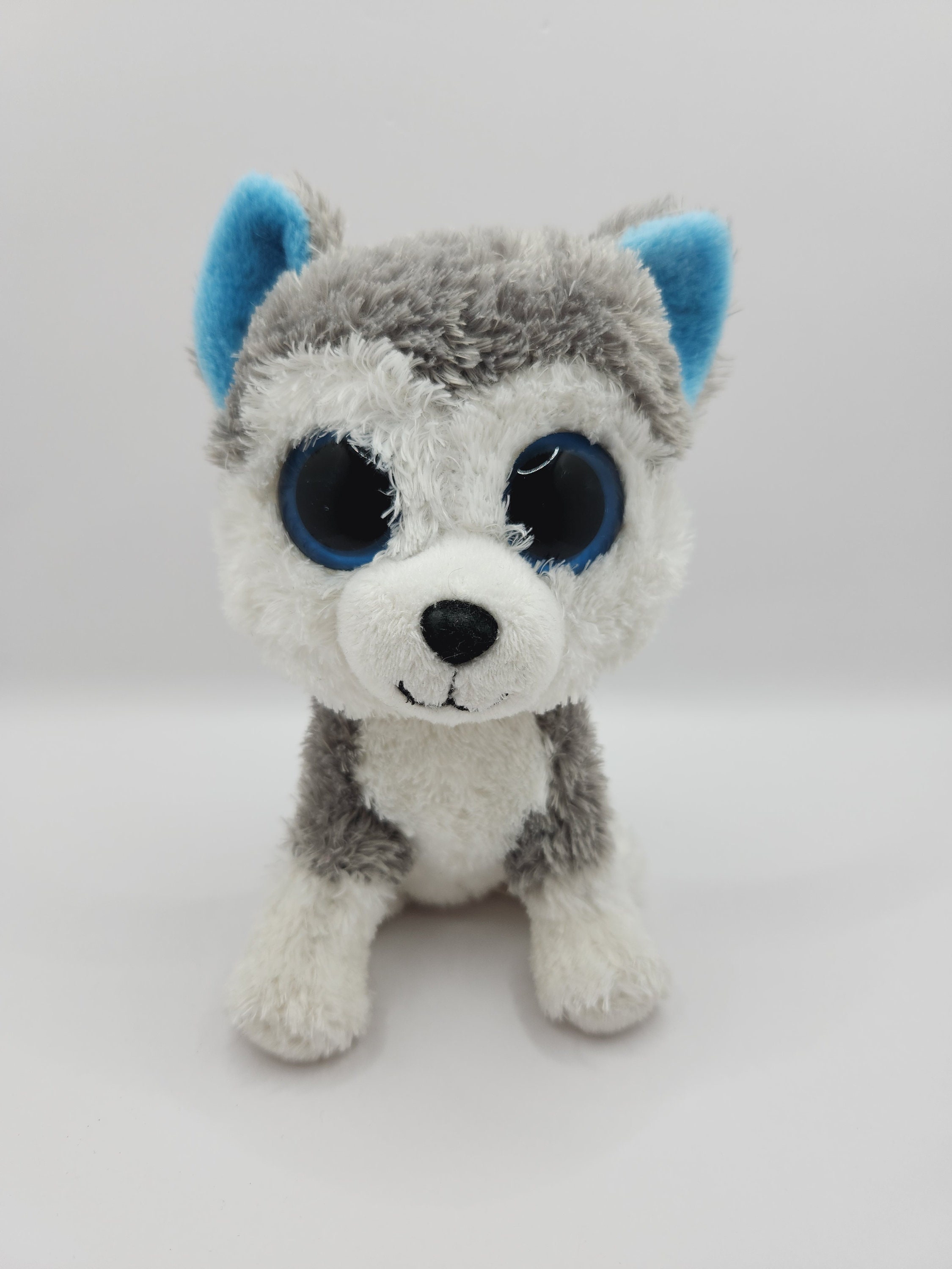 Vintage Ty Beanie Boo slush the Husky Dog 6 Inch Purple Hang Tag rare Etsy