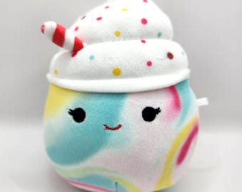Squishmallow "Kelen" the Rainbow Milkshake (6 inch) - Tush Tag Only