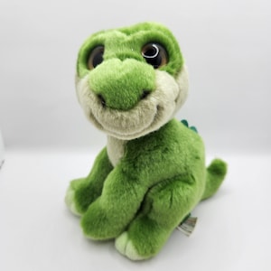 Vintage Wild Republic 'Diplodocus' Green Dinosaur Plush  (7 inch)
