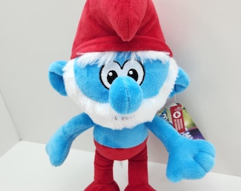 The Smurfs "Papa Smurf" Plush (10 inch) - Imports Dragon