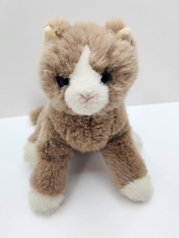 海外ヴィンテージ 猫 ぬいぐるみ アンティークVintage Cat Plush Vintage Gund ~ 1988 Brown Cat Plush (10 Inch) *rare* --- Made in