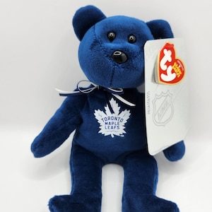 Vintage Ty Beanie Baby Bär NHL 'Toronto Maple Leafs' (8,5 inch)