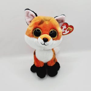Vintage Ty Beanie Boo &#39;Meadow&#39; the Fox (6 inch)