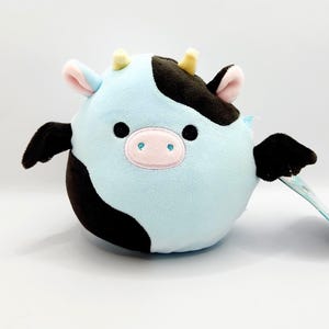 Vintage  Squishmallow &quot;Cillian&quot; the Cow Bat Plush (5 inch)