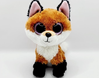 Vintage Ty Beanie Boo &#39;Slick&#39; the Fox (6 inch) - No Hang Tag
