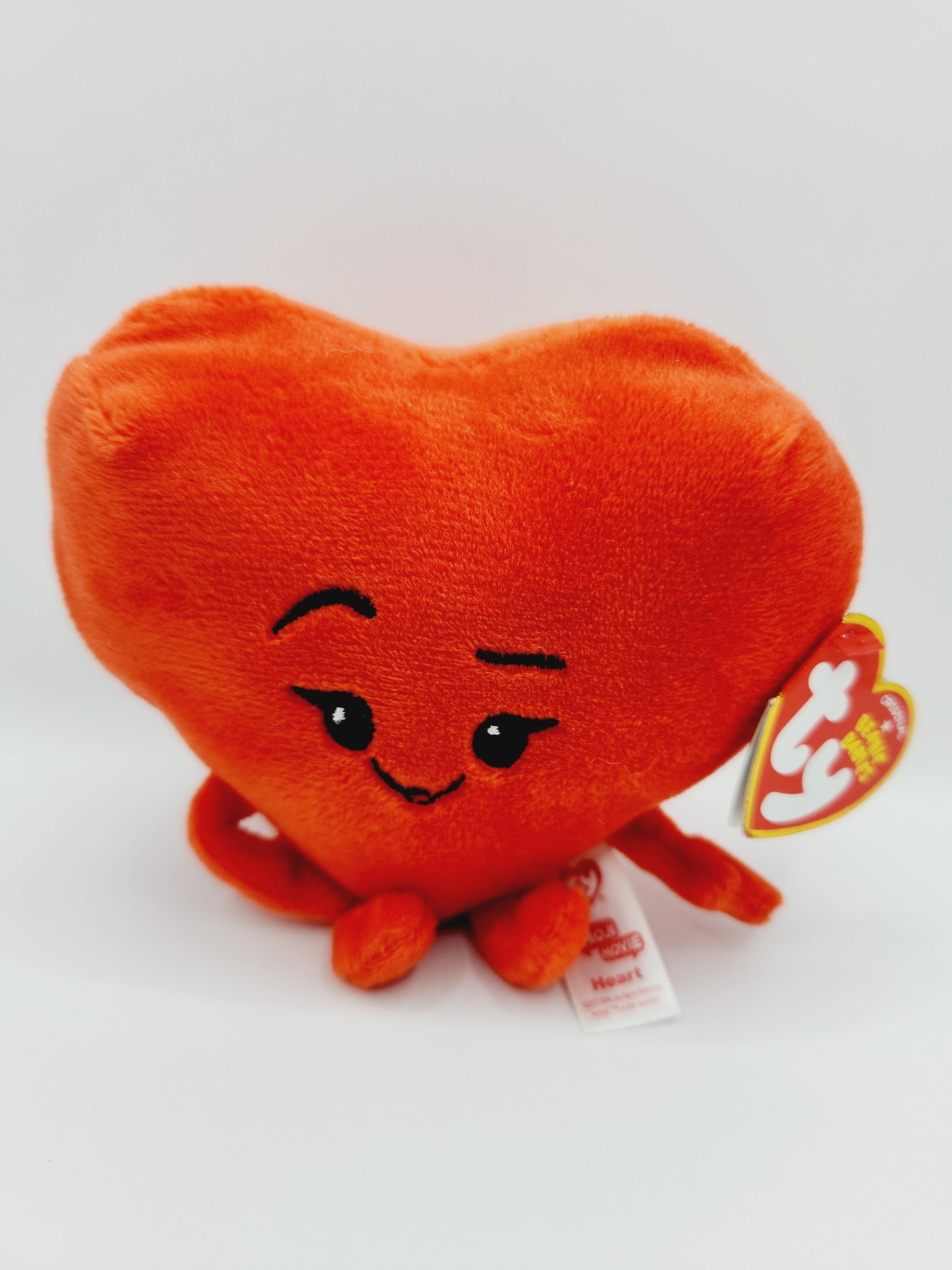 Ty Beanie Baby 'emoji's' Heart Poop and Cat Etsy