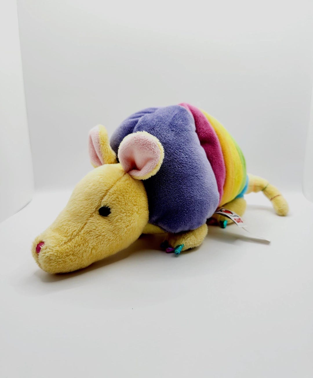 Vintage GANZ Webkinz Rainbow Armadillo (9 Inch) No Code *rare