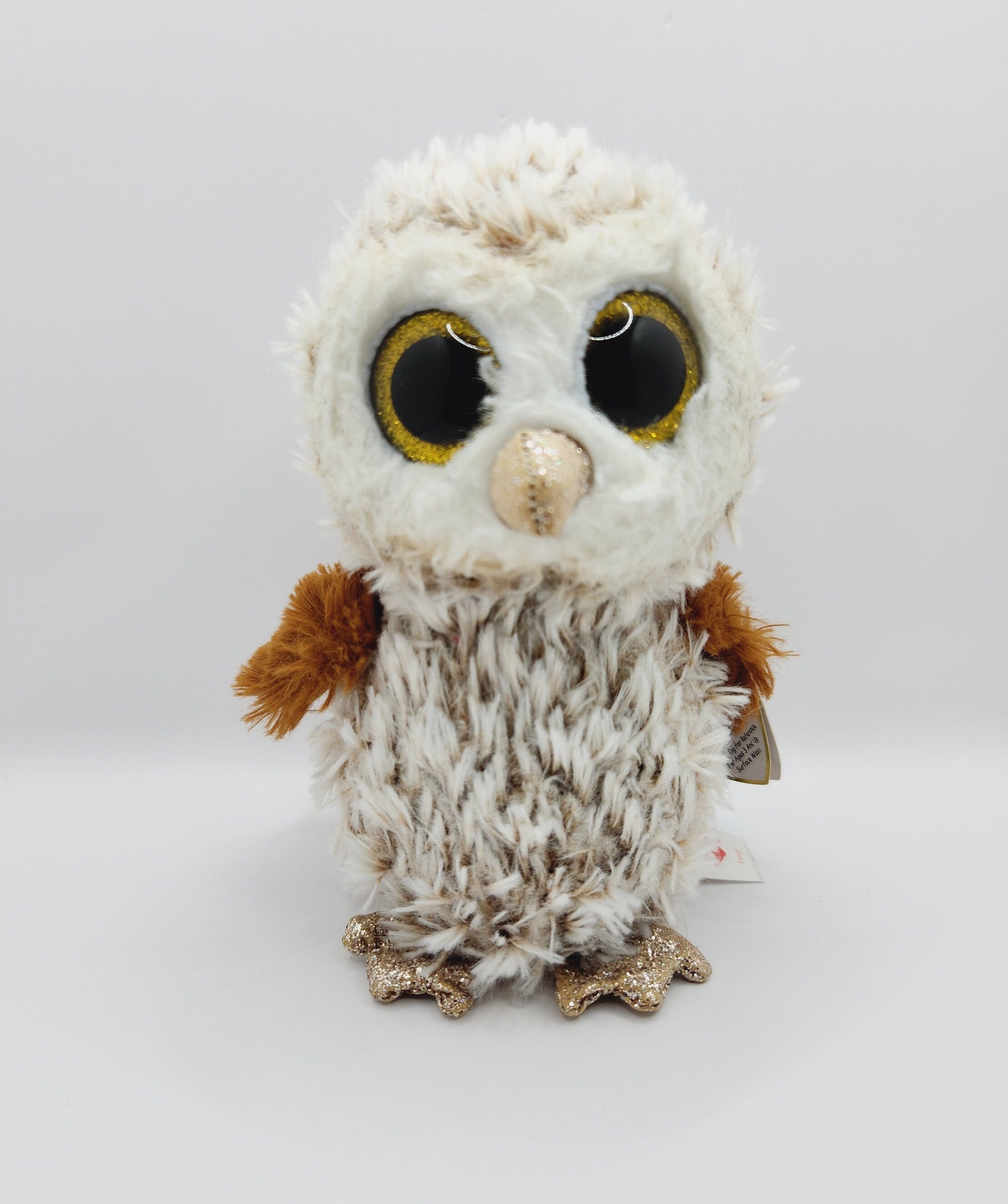 Ty Beanie Boo 'Percy' the Owl (6 inch) *Rare*