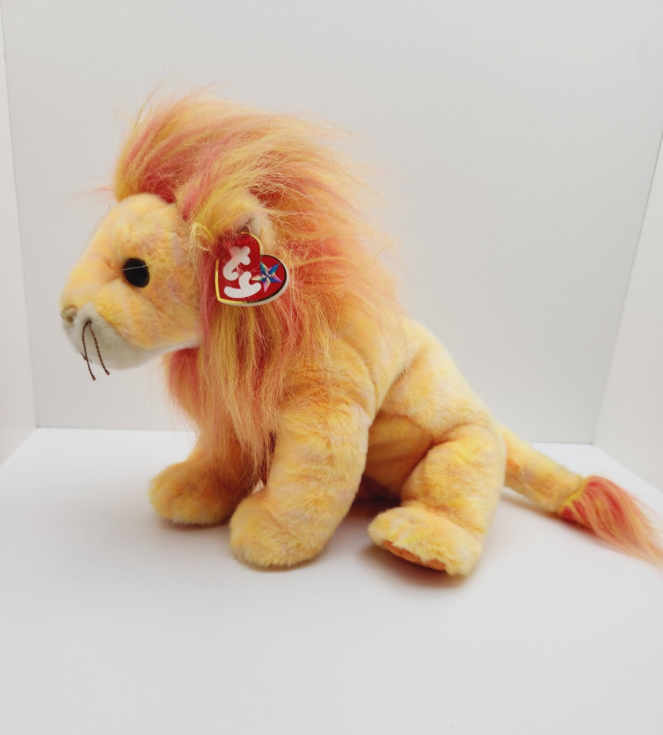 TYシリーズBEANIE BABYとBEANIE BUDDYのライオンぬいぐるみ Ty Beanie Buddy “bushy” the Lion! (9.5 Inch) - Etsy