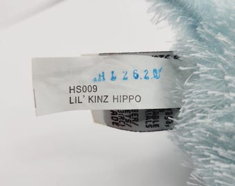 Shinya-bota様P. willinckii ’Jenny’ TC2104 Vintage GANZ Webkinz ~ Lil Kinz Blue Hippo -- With Sealed