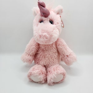 Vintage Ty Attic Treasures Collection &quot;Estelle&quot; the Pink Unicorn Plush (9 inch) *Rare* - Cuddlys Collection