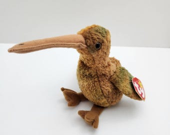 Ty Beanie Baby "Beak" the Kiwi Bird Plush (6 inch)