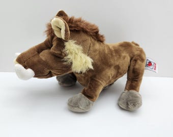 GANZ Webkinz ~ Warthog  (10 inch) --- No Code *Rare*