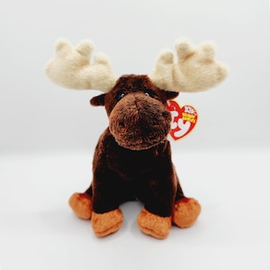 Vintage Ty Beanie Baby 'Zeus' the Moose (6.5 inch)