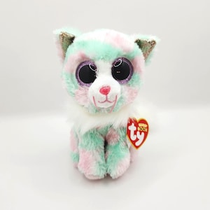 Vintage Ty Beanie Boo &#39;Opal&#39; the Cat (6 inch)