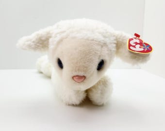 Ty Beanie Buddy 'Fleece' the Lamb Plush (13 inch) *Rare*