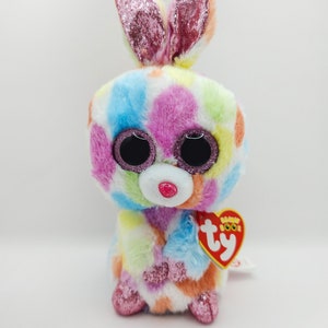 Vintage Ty Beanie Boo &#39;Bloomy&#39; the Bunny Rabbit (6 inch)