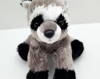 Aurora Mini Flopsie  "Rascal" Raccoon Plush Toy (8 inch)