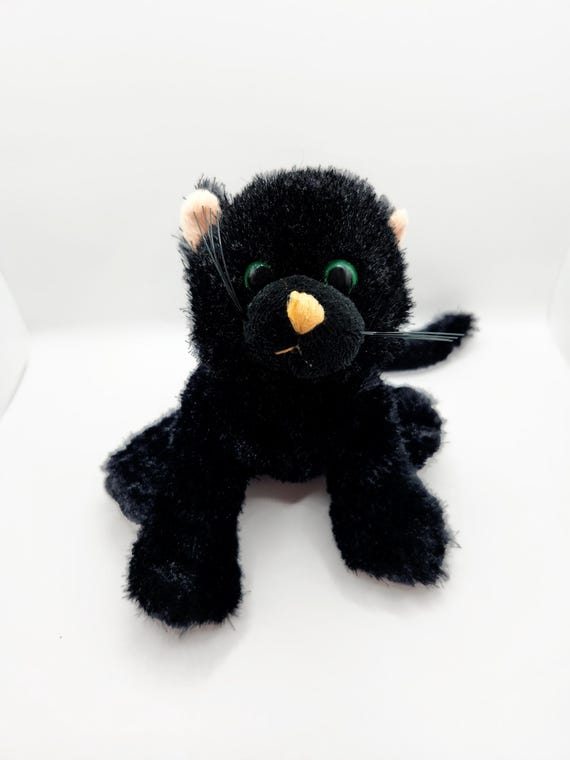 Vintage GANZ Webkinz ~ Black Cat (8 Inch) - No Code - Etsy