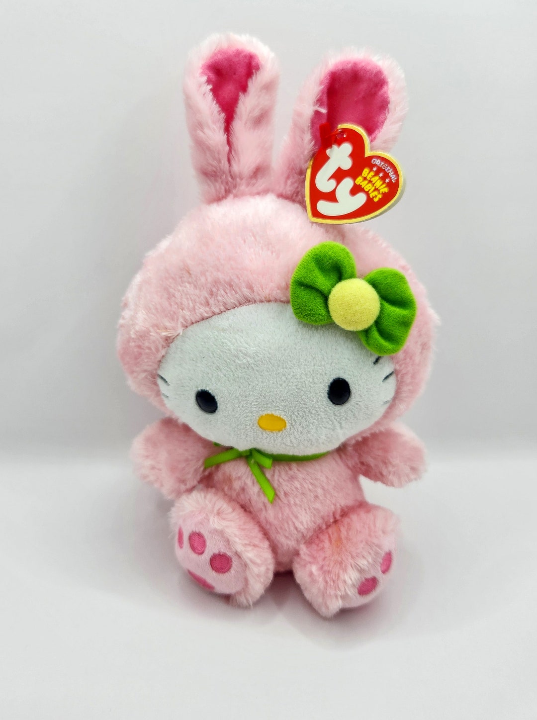 Ty Beanie Baby 'hello Kitty' Pink Bunny Costume (6 Inch) - Etsy