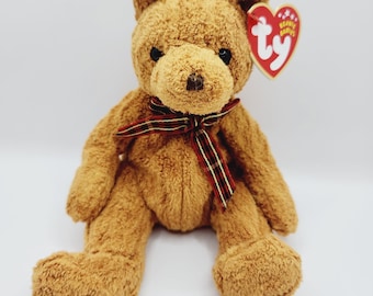 Vintage Ty Beanie Baby 'Woody' the Bear (7.5 inch)