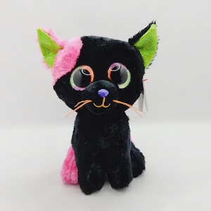 vintage Ty Beanie Boo « Réglisse » le chat noir (6 pouces)