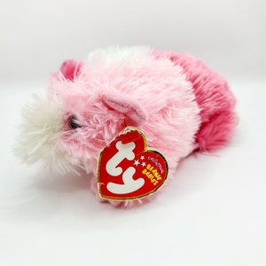 Vintage Ty Beanie Baby &#39;Pinky&#39; the Pink Guinea Pig (6 inch)