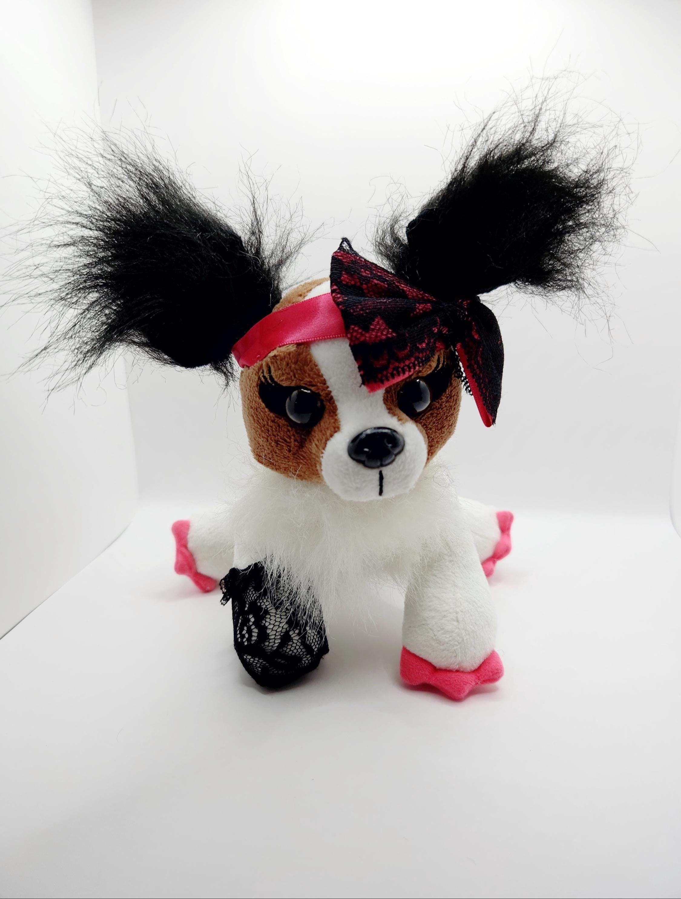 Plush Papillon Dog
