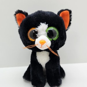 Vintage TY Beanie Boo &quot;Frights&quot; the Halloween Cat (6 inch) - No Hang Tag