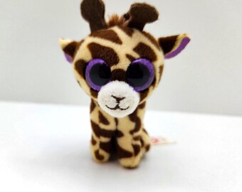 Ty Beanie Boo 'Safari' the Giraffe - *Key Clip* (3.5 inch) - No Hang Tag