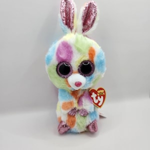 Vintage Ty Beanie Boo &#39;Bloomy&#39; the Bunny Rabbit (6 inch)