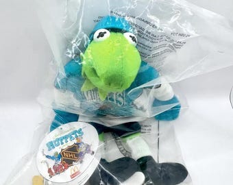 Rare 1976 Jim Henson Kermit the Frog Toy Plush Muppet Doll 48 Cm