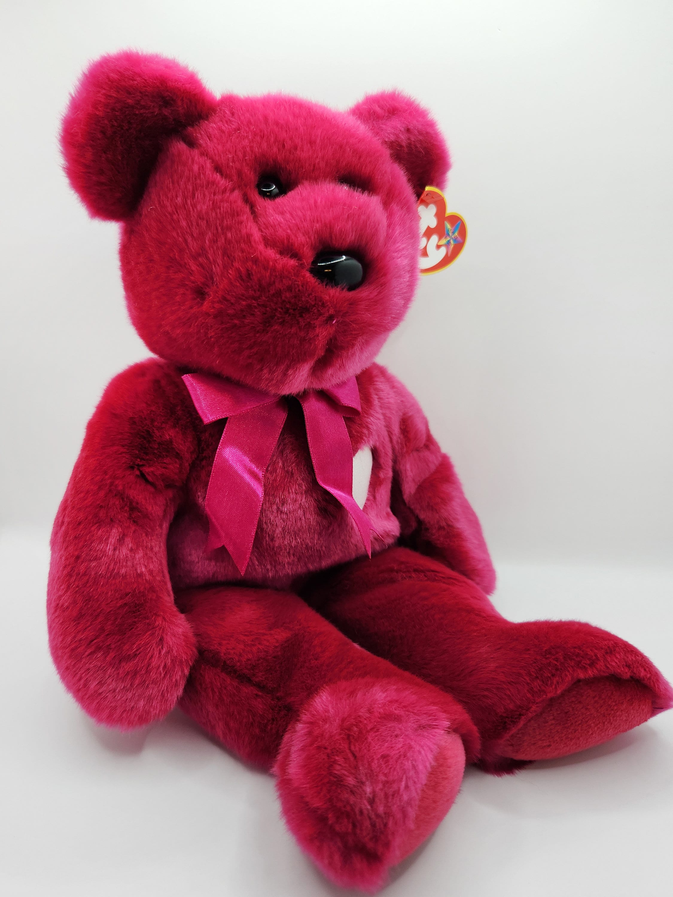 Vintage Ty Beanie Buddy 'valentina' the Bear (14 Inch) - Etsy