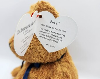 SWEAR BEARS 8種まとめて　希少 Vintage Ty Beanie Baby 'fuzz' the Brown Bear (8.5 Inch