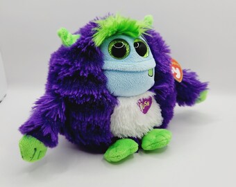 Vintage Ty Monstaz Beanie Plush 'frankie' (6 Inch) - No