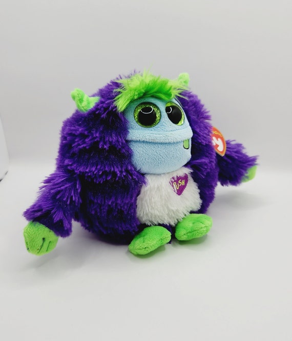 Vintage Ty Monstaz Beanie Plush 'frankie' (6 Inch) - No