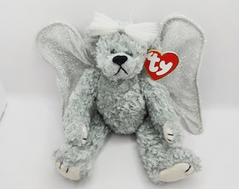 Ty Beanie Baby Rafaella the Angel Bear Movable Joints 8