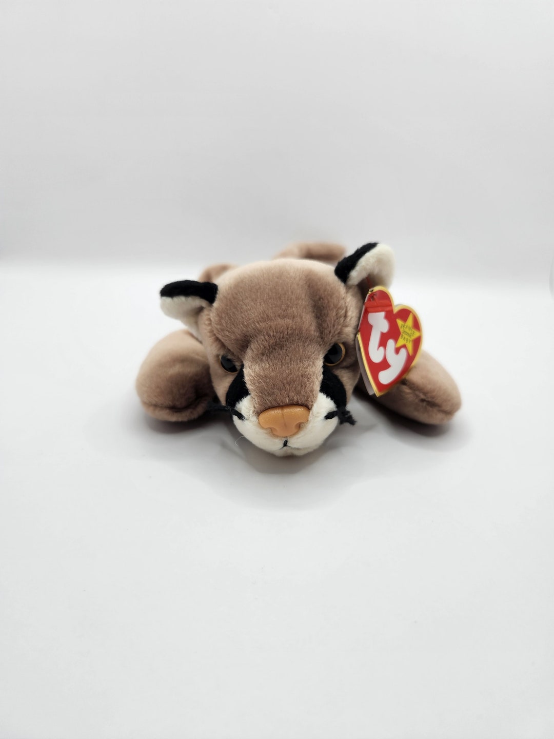Ty Beanie Baby 'canyon' the Couger 8 Inch Etsy