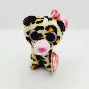 Ty Beanie Boo &#39;Livvie&#39; the Leopard - *Key Clip* (3.5 inch)