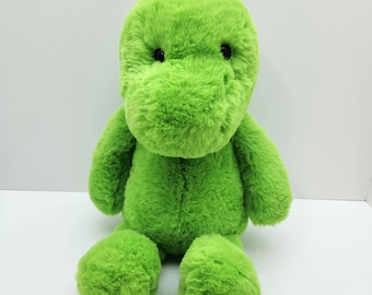 World's Softest Lushee Plush Green Dinosaur Plush (16 inch)