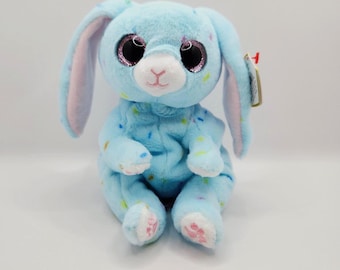 Ty Beanie Babies Coniglietto Pasquale Peluche - Bellies Pesche 6" - Foto 12