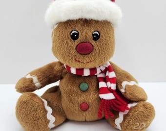 Vintage 2004 Sears Canada Plush "Ginger Bell" (6 inch) - Christmas Sears Gingerbread
