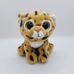 Vintage Ty Beanie Baby 'Freckles' the Leopard (6 inch)