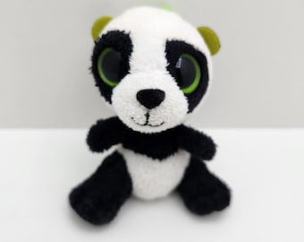 Ty Beanie Boo Key Clip "Bamboo" the Panda Bear (4 inch) - No Hang Tag