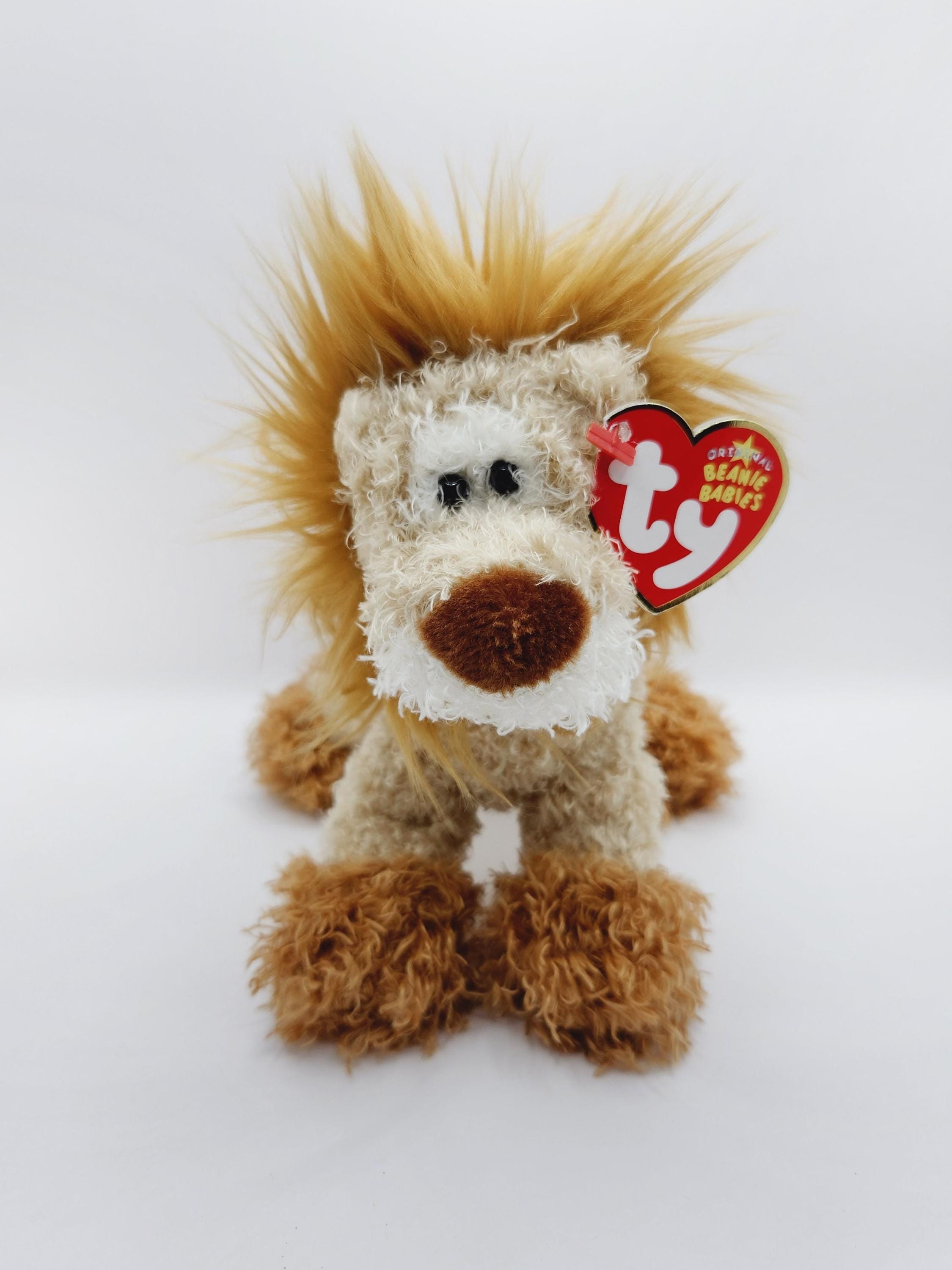 Ty Beanie Baby 'groowwl' the Lion Plush (8 Inch) - Etsy