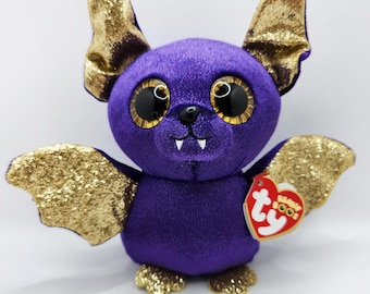 Ty Medium Beanie Boo 'Count' the Purple Bat  (Medium 9 inch)