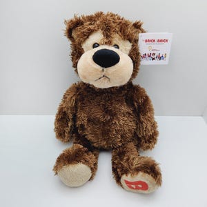 Vintage Gund Bear Plush &quot;Brickley&quot; (13 inch) -  The Brick Bear