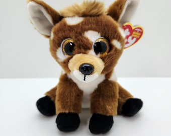 Ty Beanie Baby "Buckley" the Reindeer Plush (6.5 inch)
